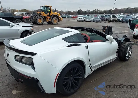 2019 Chevrolet Corvette Z06 из США, поврежденный, VIN 1G1YT2D65K5602587